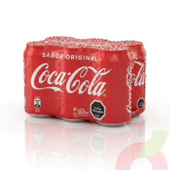 Pack Coca Cola 350Cc 6 Unidades