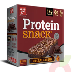 Barritas Chocolate & Crispis Protein Snack 210Gr 5 Unidades