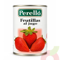 Frutillas al Jugo Perelló 580Gr - 210Gr Drenado