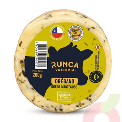 Queso Mantecoso Orégano Runca 200Gr