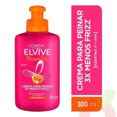 Crema para Peinar 3x Menos Frizz Elvive 300Ml