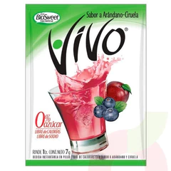 Jugo Instantáneo en Polvo Arándano Ciruela Vivo 7Gr