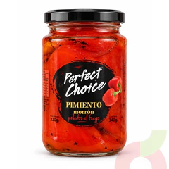 Pimiento Pelados al Fuego Perfect Choice 330Gr - 220Gr Drenado