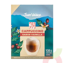 Cappuccino Vainilla Juan Valdez 108Gr 6 Unidades