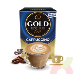 Café Cappuccino Gold 112Gr 8 Unidades