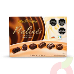Bombones Surtidos Pralinés Maitre Truffout 180Gr