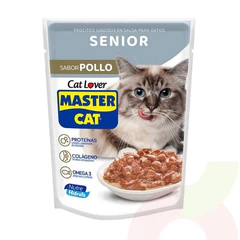 Master Cat sabor Pollo 85Gr Trocitos Senior