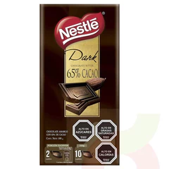 Chocolate Bitter Dark 65% Cacao Nestlé 100Gr
