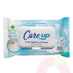 Papel Higiénico Húmedo Care Up 80 Unidades