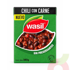 Tetrapack Chili con Carne Wasil 380Gr