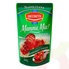 Salsa Napolitana Mamma Mia Lucchetti 200Gr