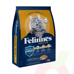 Alimento Felinnes Sabor Pollo 3Kg  