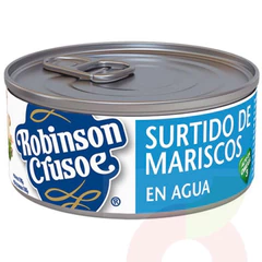 Surtido de Mariscos al Agua Robinson Crusoe 190Gr