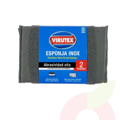 Esponja Inoxidable Virutex 2 Unidades