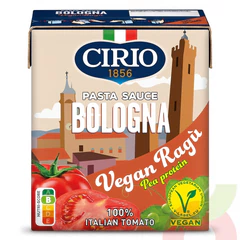 Salsa Bologna Vegan Ragú Cirio 340Gr
