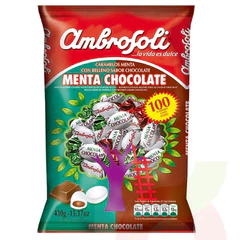 Caramelos Menta Chocolate Ambrosoli 430Gr