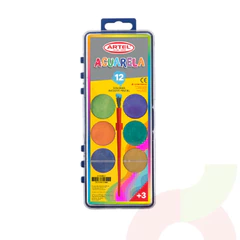 Acuarela 12 Colores Artel 