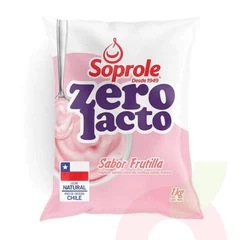 Yoghurt sin Lactosa sabor Frutilla Soprole 1Lt