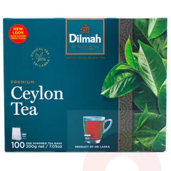 Té Negro Ceylon Premium Dilmah 100 Unidades 200Gr 