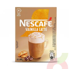 Café Vainilla Latte Nescafé 148Gr 8 Unidades