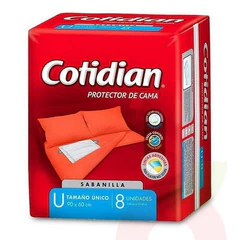 Protector Cama Sabanilla U Cotidian 8 Unidades