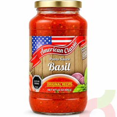 Salsa Tomate con Albahaca American Classic 680Gr