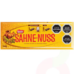 Chocolate Sahne Nuss Nestlé 160Gr