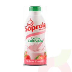 Leche Cultivada Frutilla Soprole 1Lt