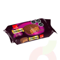 Alfajor Premium 3 Capas Calaf 360Gr 6 Unidades