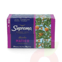Hierba Matico Supremo 20 Unidades 20Gr 