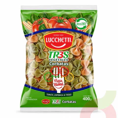 Corbatas 3 Vegetales Lucchetti 400Gr