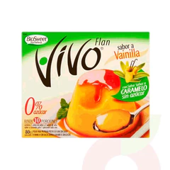 Flan Vainilla 0 Azúcar 80Gr
