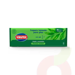 Trapero Húmedo Virutex Pureza Herbal 10Unid 