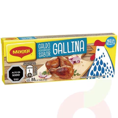 Caldo Sabor Gallina Maggi 8 Unidades 88Gr