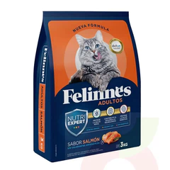 Alimento Felinnes Sabor Salmón 3Kg  