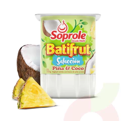 Yogurt Batifrut Piña Coco Soprole 165Gr