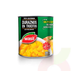 Durazno en Cubitos Wasil 590Gr