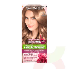Tintura Pelo Cor Intensa 7.1 Rubio Cenizo Garnier