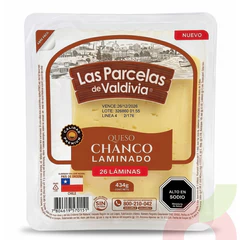 Queso Chanco Laminado Las Parcelas 434Gr