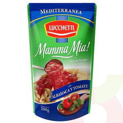 Salsa Mediterránea Mamma Mia Lucchetti 200Gr