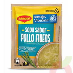 Sopa Vivebien Sabor Pollo Fideos Maggi 60Gr
