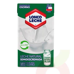 Leche Semidescremada Loncoleche 1Lt