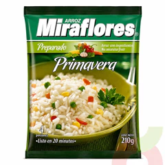Arroz Preparado Primavera Miraflores 210Gr