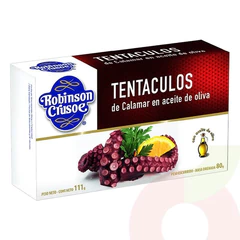Tentáculos de Calamar en Aceite Robinson Crusoe 111Gr