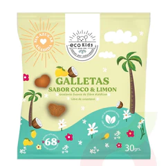 Galletas Coco Limón Ecokids 30Gr