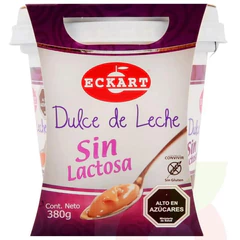 Dulce de Leche Sin Lactosa Eckart 380Gr