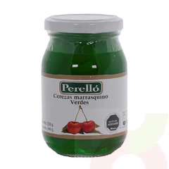 Cerezas Verdes Marrasquino Perello Frasco 250Gr