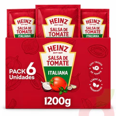 Pack Salsa Tomate Italiana Heinz 1200Gr 