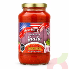 Salsa Tomate con Ajo American Classic 680Gr