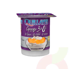 Yoghurt Griego 3x0% Durazno Quillayes 110Gr